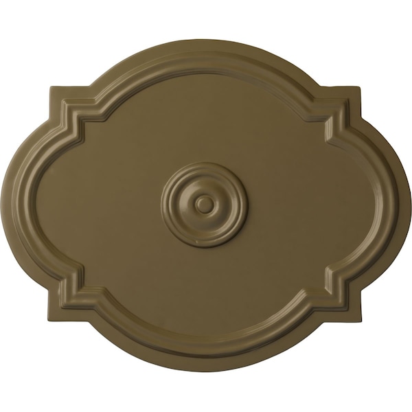 Ekena Millwork Waltz Ceiling Medallion (Fits Canopies up to 4 1/2"), 21 1/4"W x 17 3/8"H x 1"P, Mississippi Mud CM21WAMMF - main